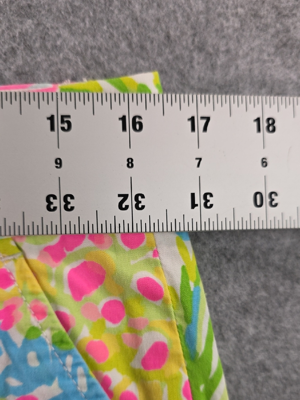 Lilly Pulitzer Coral Pink & Aqua Printed Cotton Shorts Callahan Sz 6 Floral - Picture 5 of 7